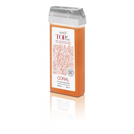 Воск для депиляции "Коралл" кассета TOP LINE Italwax
